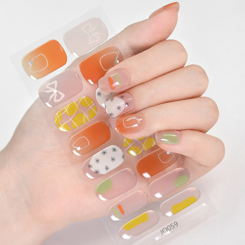 Gel Nail Sticker Light Hardening