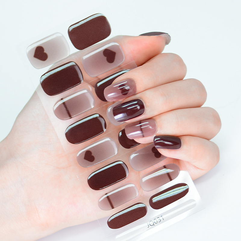 Gel Nail Sticker Light Hardening