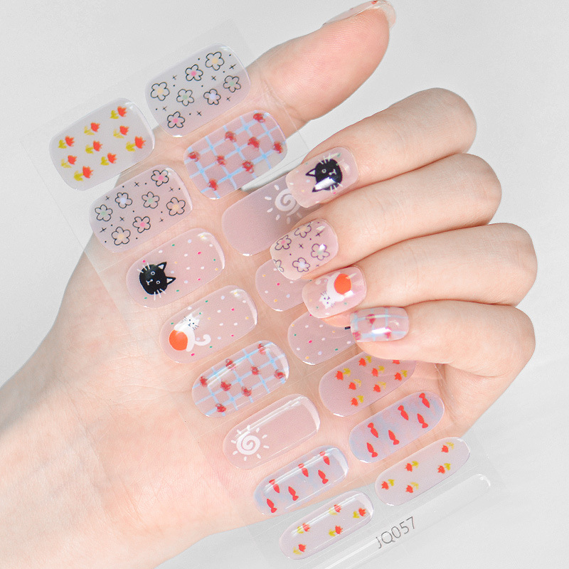 Gel Nail Sticker Light Hardening