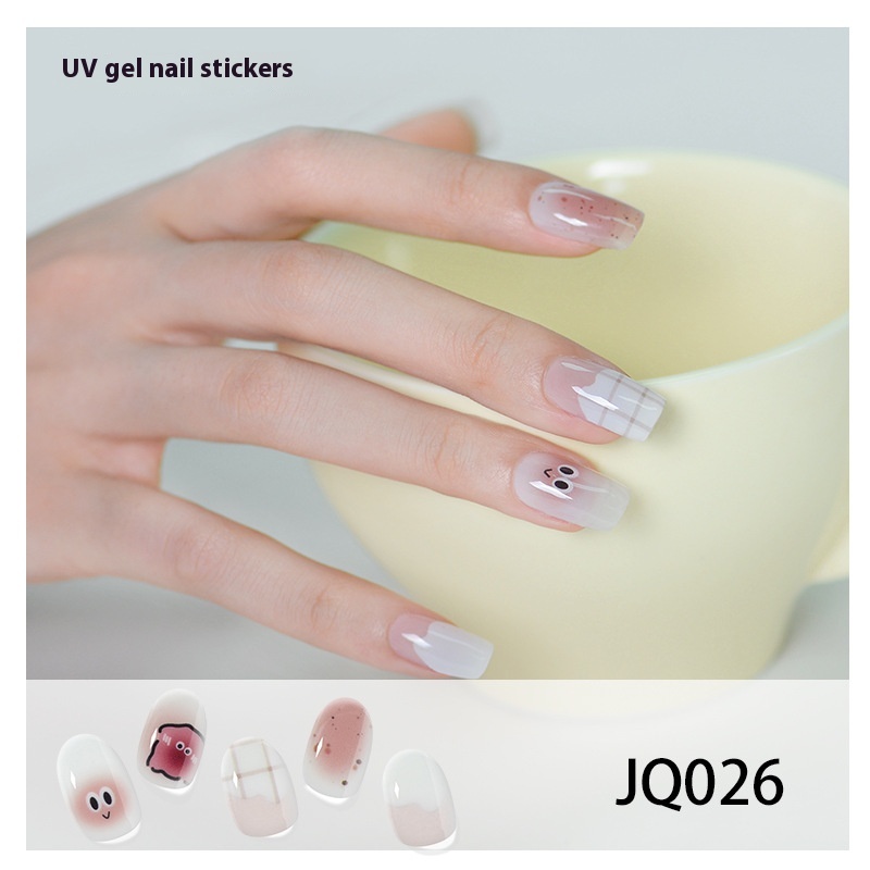 Gel Nail Sticker Light Hardening