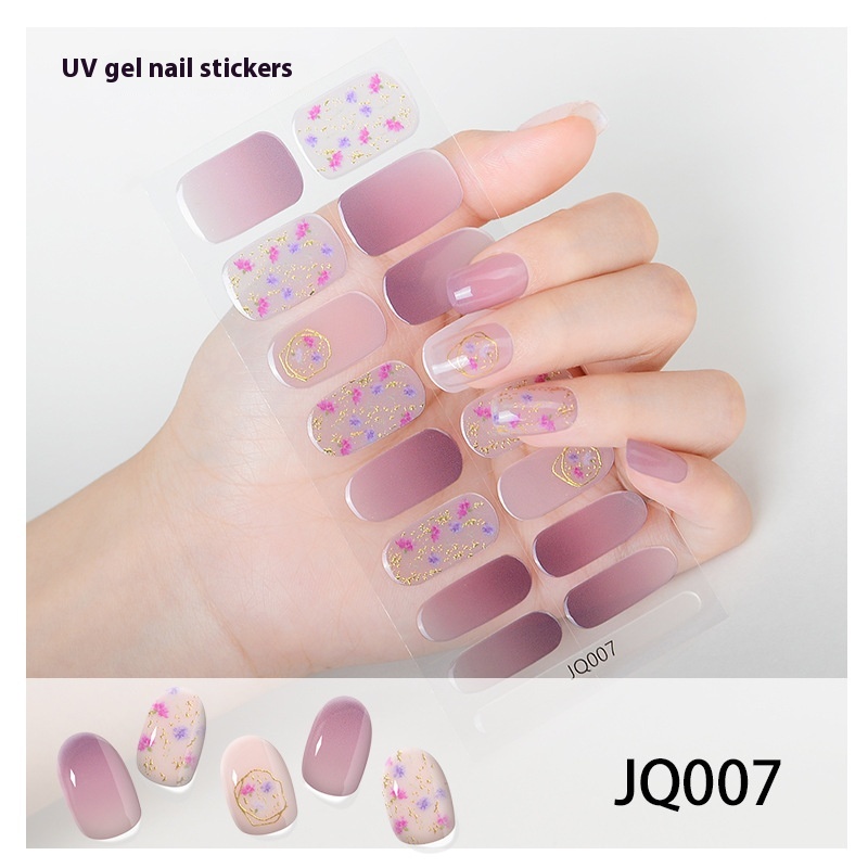 Gel Nail Sticker Light Hardening