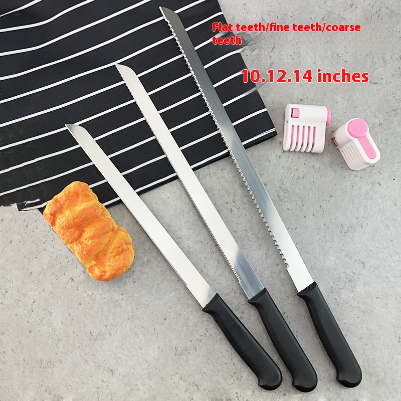 Plastic Handle Stainless-steel Bread Knife