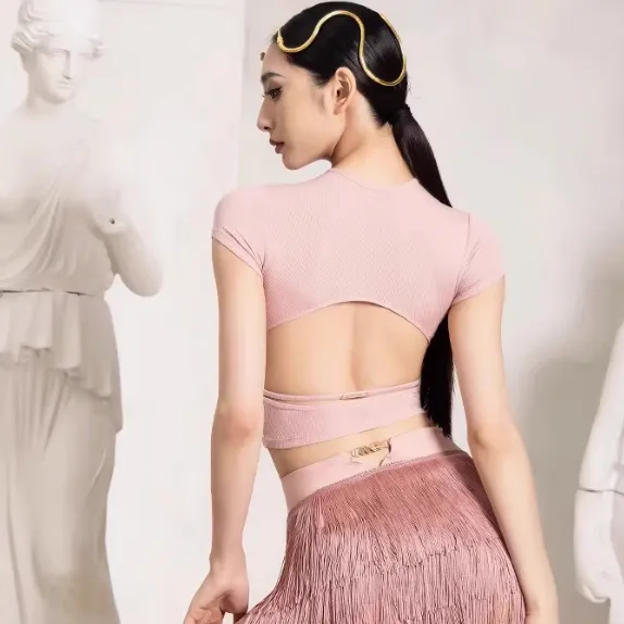 Latin Dance Practice Clothes Pink - Shop at LoveMi