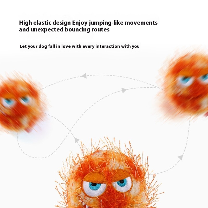 Plush Sound Molar Long Lasting Dog Toy Ball