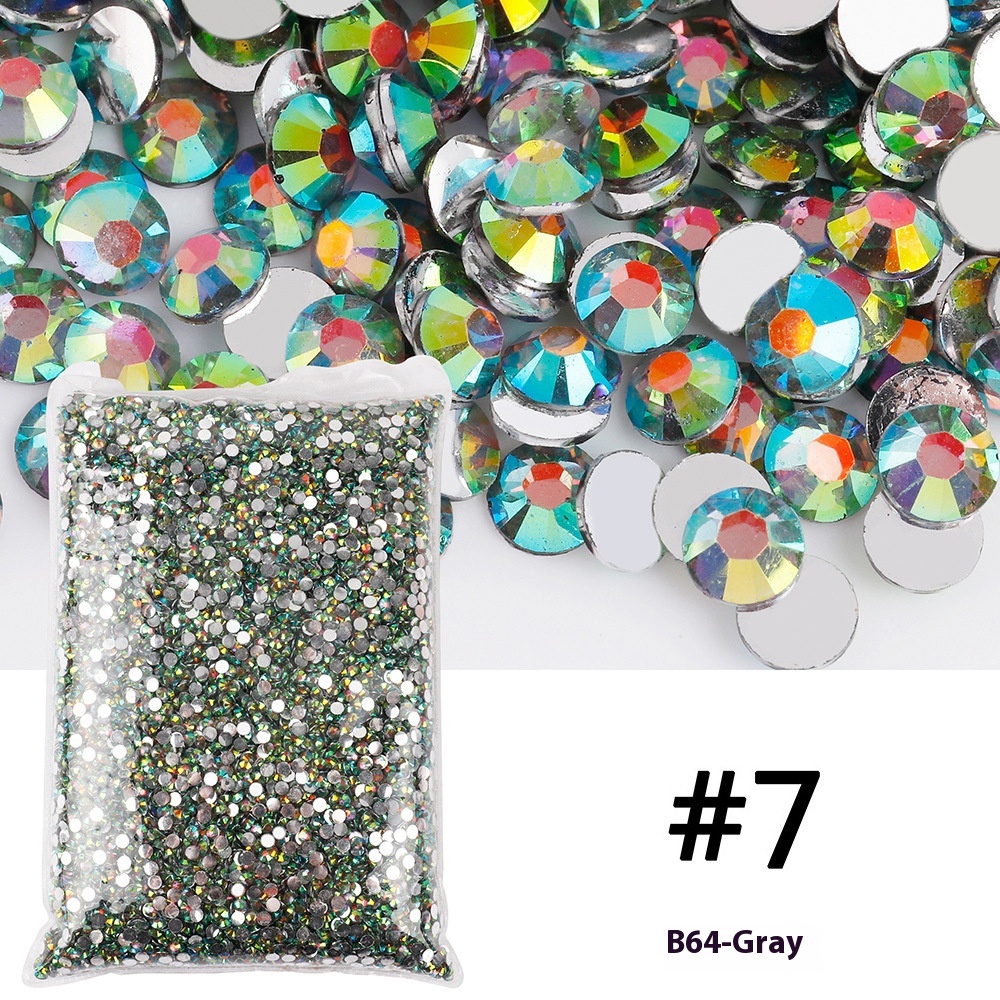 Resin Flat Magic Color Nail Rhinestone-sticking Handmade Ornament