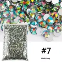 Resin Flat Magic Color Nail Rhinestone-sticking Handmade Ornament view 6