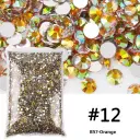 Resin Flat Magic Color Nail Rhinestone-sticking Handmade Ornament view 5