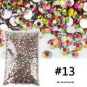 Resin Flat Magic Color Nail Rhinestone-sticking Handmade Ornament view 20