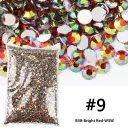 Resin Flat Magic Color Nail Rhinestone-sticking Handmade Ornament view 7