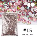 Resin Flat Magic Color Nail Rhinestone-sticking Handmade Ornament view 11