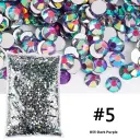 Resin Flat Magic Color Nail Rhinestone-sticking Handmade Ornament view 19