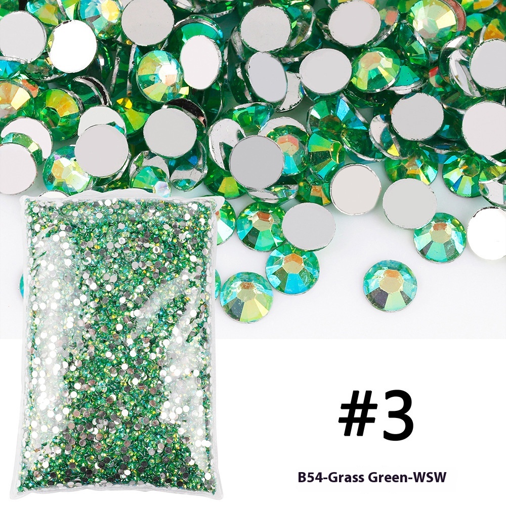 Resin Flat Magic Color Nail Rhinestone-sticking Handmade Ornament