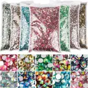 Resin Flat Magic Color Nail Rhinestone-sticking Handmade Ornament view 1
