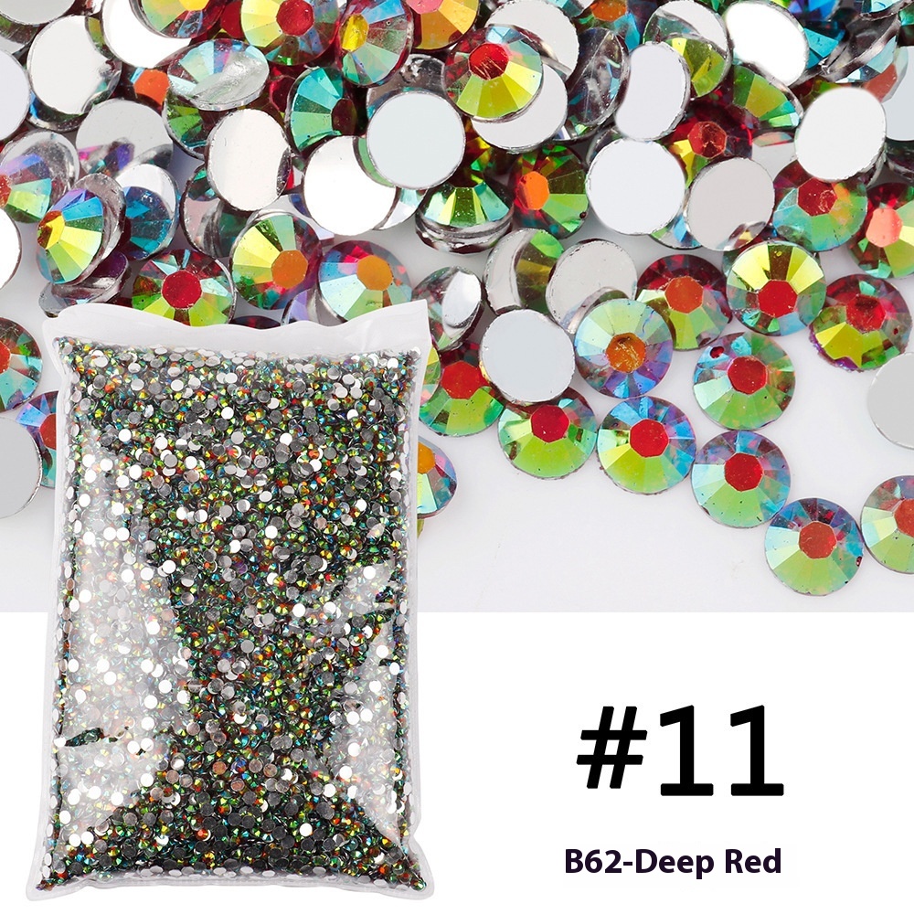 Resin Flat Magic Color Nail Rhinestone-sticking Handmade Ornament