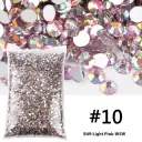 Resin Flat Magic Color Nail Rhinestone-sticking Handmade Ornament view 4