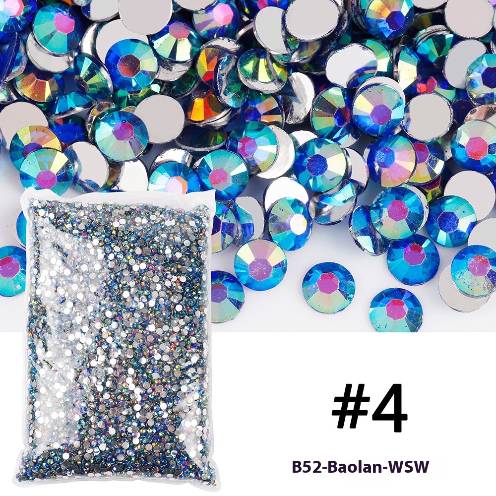 Resin Flat Magic Color Nail Rhinestone-sticking Handmade Ornament