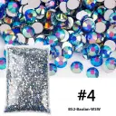 Resin Flat Magic Color Nail Rhinestone-sticking Handmade Ornament view 13