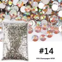 Resin Flat Magic Color Nail Rhinestone-sticking Handmade Ornament view 18