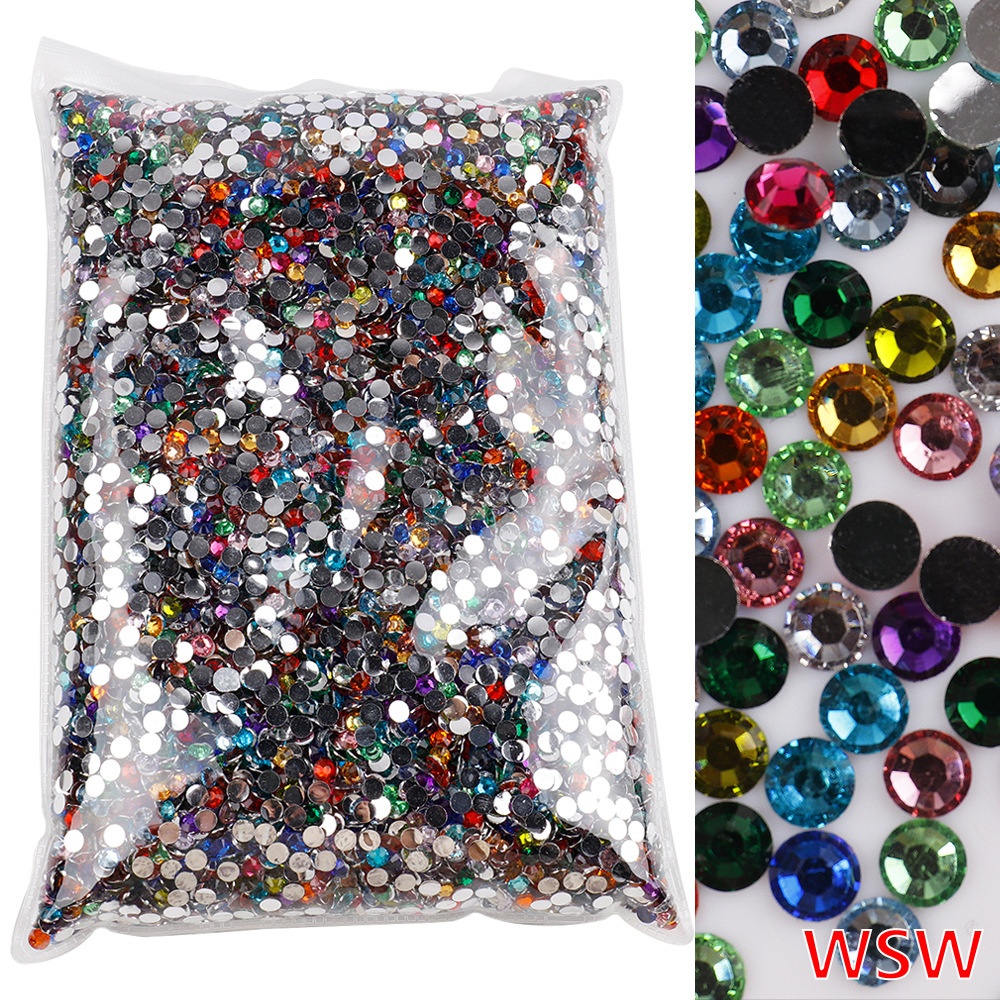 Resin Flat Magic Color Nail Rhinestone-sticking Handmade Ornament