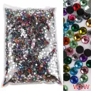 Resin Flat Magic Color Nail Rhinestone-sticking Handmade Ornament view 21