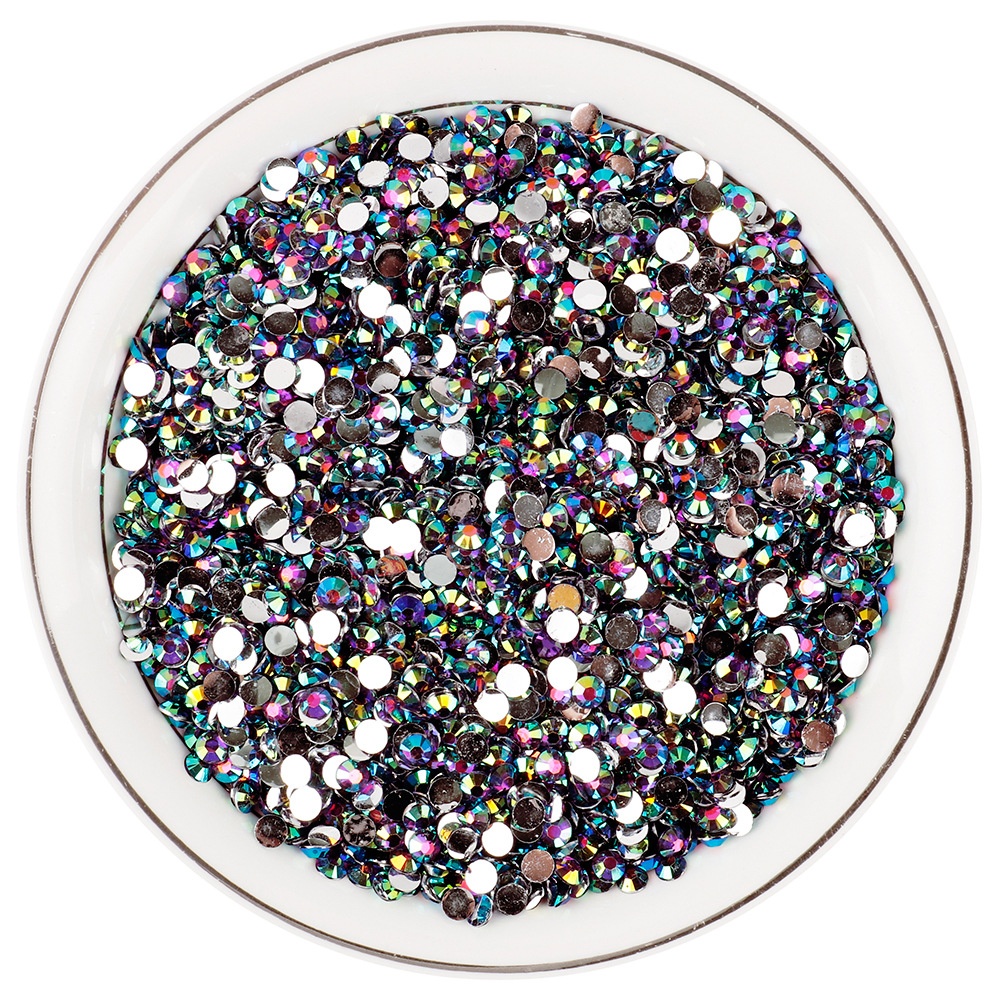 Resin Flat Magic Color Nail Rhinestone-sticking Handmade Ornament