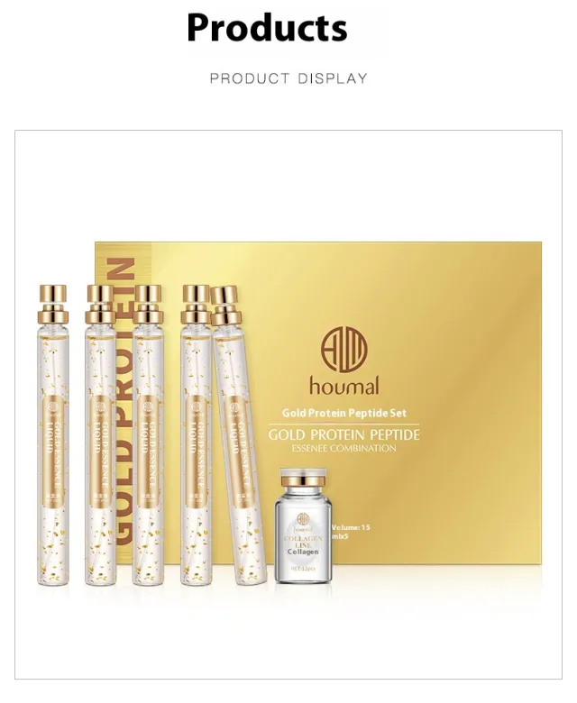 Houmai 24k Gold Protein Peptide Line Carving Box Moisturizing Houmai Gold Suit - Shop at LoveMi