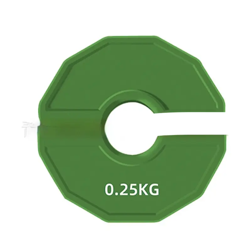 Rubber Barbell Portable Aperture Dumbbell Additional Weight Plate