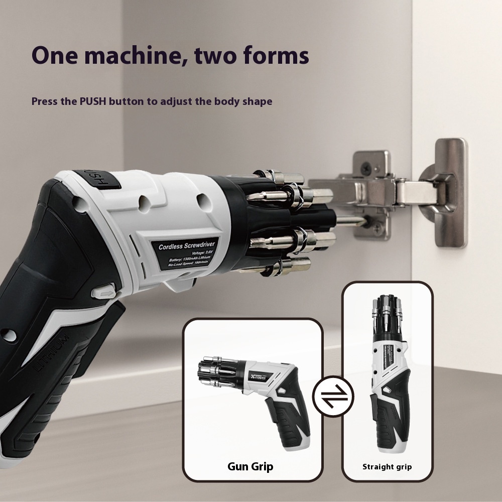 Household Rechargeable Electric Screwdriver Electric Drill Set
