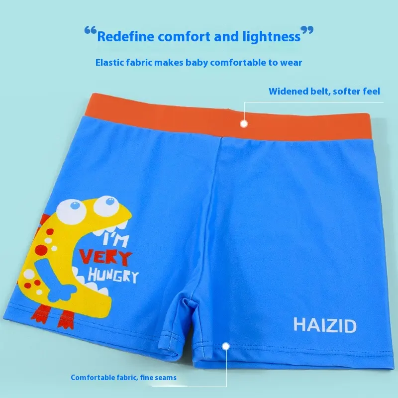 Quick-drying Breathable Cute Cartoon Children's Swimming Trunks
