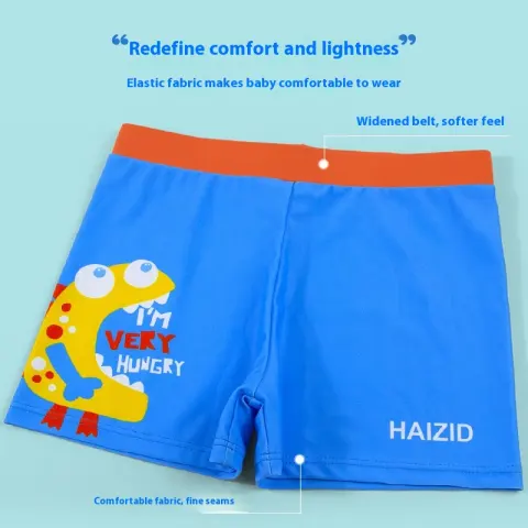 Quick-drying Breathable Cute Cartoon Children's Swimming Trunks