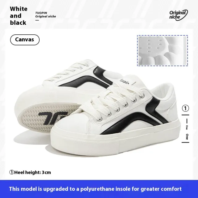 Minority All match Board Shoes Female Four Seasons Students Black - Shop at LoveMi