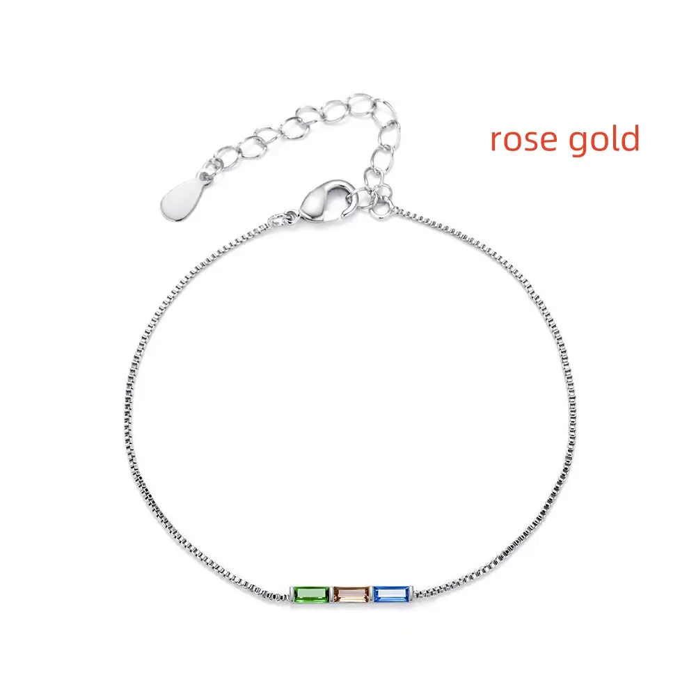 Kediy December Crystal Fashion And Exquisite Bracelet