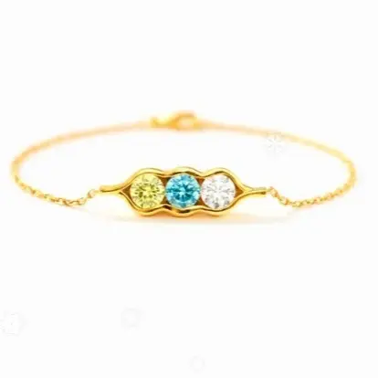 Simple Pea Bracelet For Mother's Day