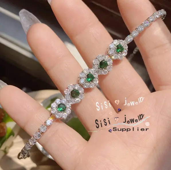 Designer Morgan High-grade Zircon Bracelet