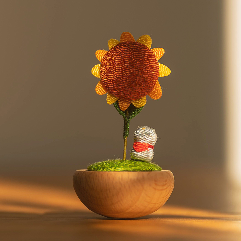 Sunflower Tumbler Decoration Cute Creative Car Gift