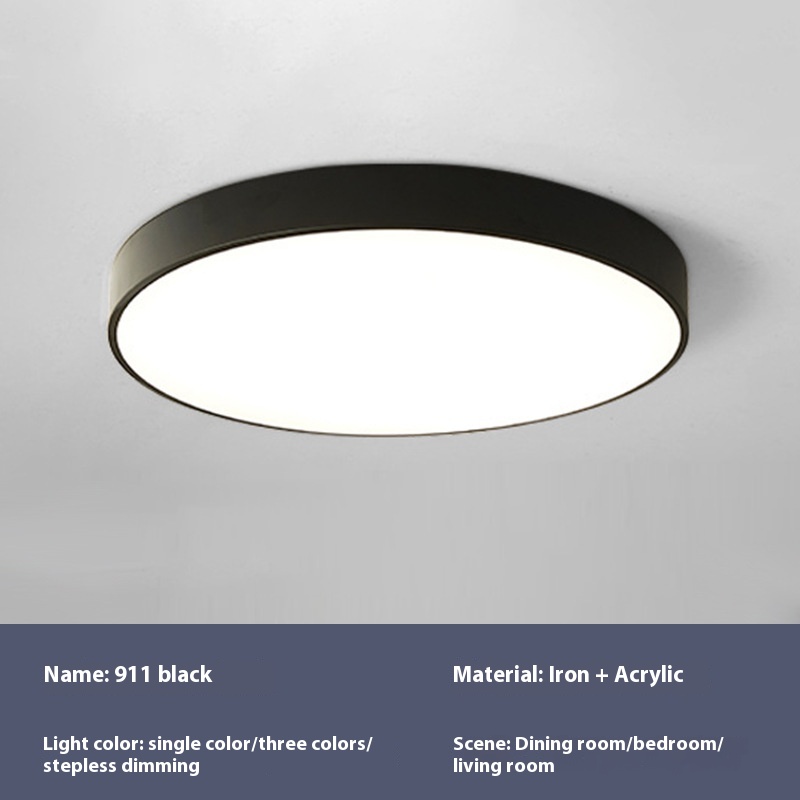 Simple Full Spectrum Round Living Room Led Ceiling Lamp