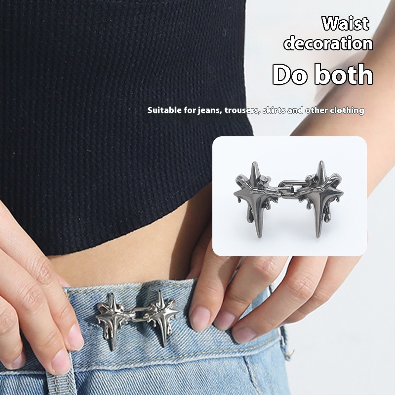 Four-star Detachable Nail-free Sewing Free Belt Buckle