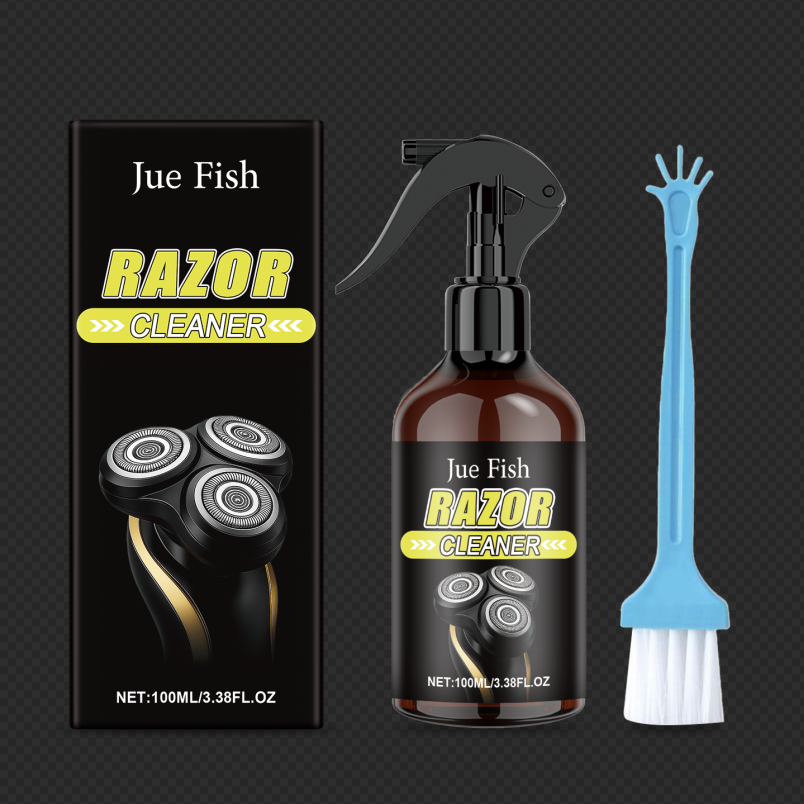 Shaver Cleaner Spray Electric Cutter Head Decontamination Lubrication Descaling Anti-rust Maintenance Care Solution