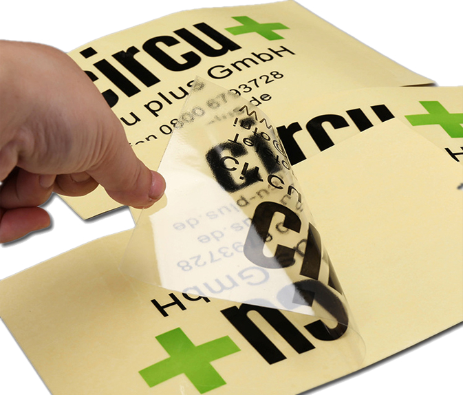MOQ500 Adhesive Stickers