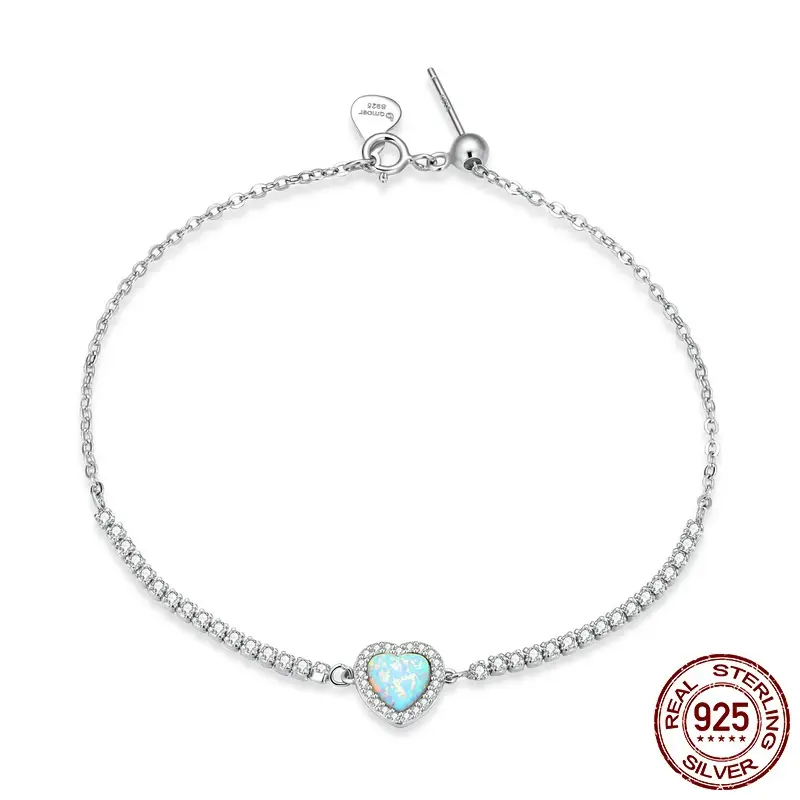Simple White Gold Plated Zircon Heart-shaped Fashion Ornament