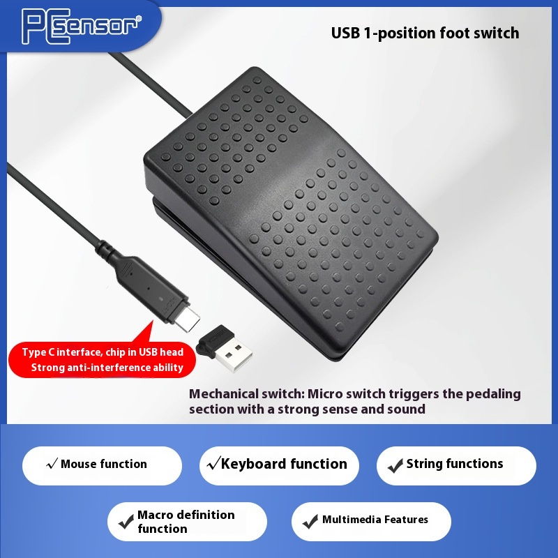 Ultrasonic B- Ultrasound Gastroscopy Programmable Button Usb Pedal