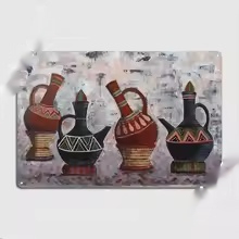 Living Room Decorative Painting Solid Wood Frameless