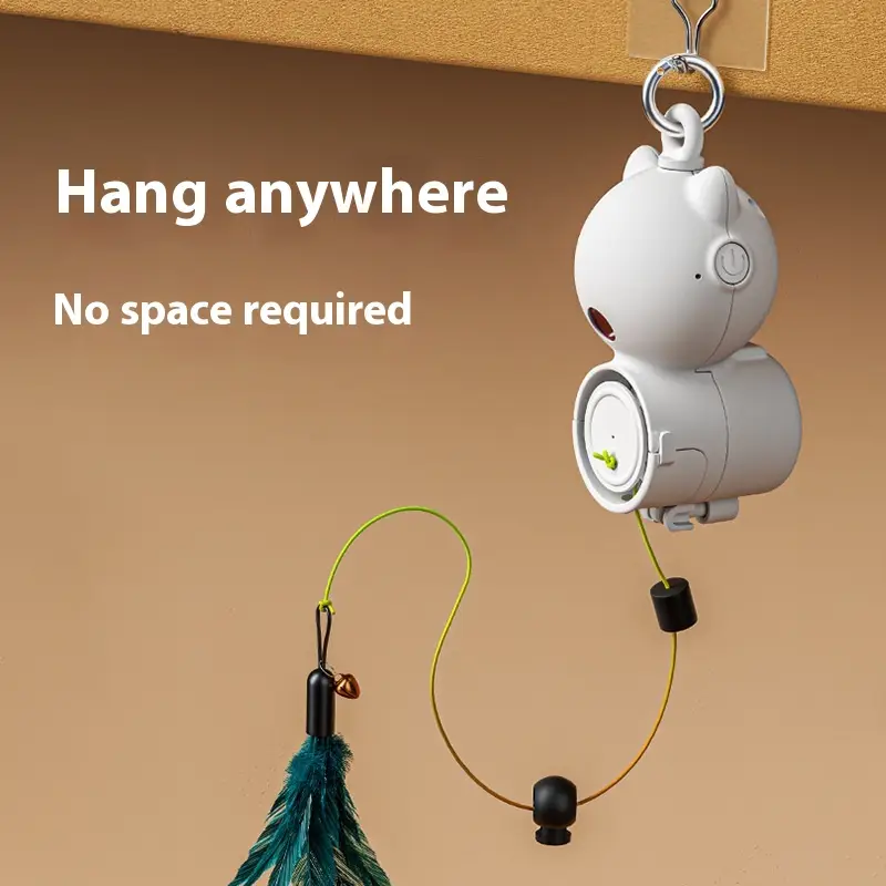 Self-Hi Relieving Stuffy Pet Hanging Retractable Cat Toy