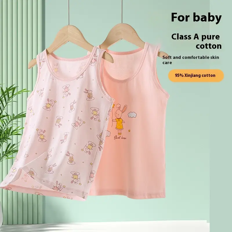 Vest Cotton Children's Pajamas Summer Thin