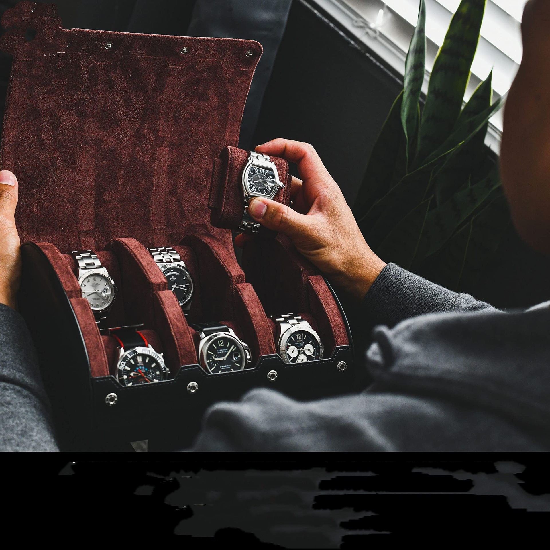 Large Capacity 6-bit Watch Box Dustproof