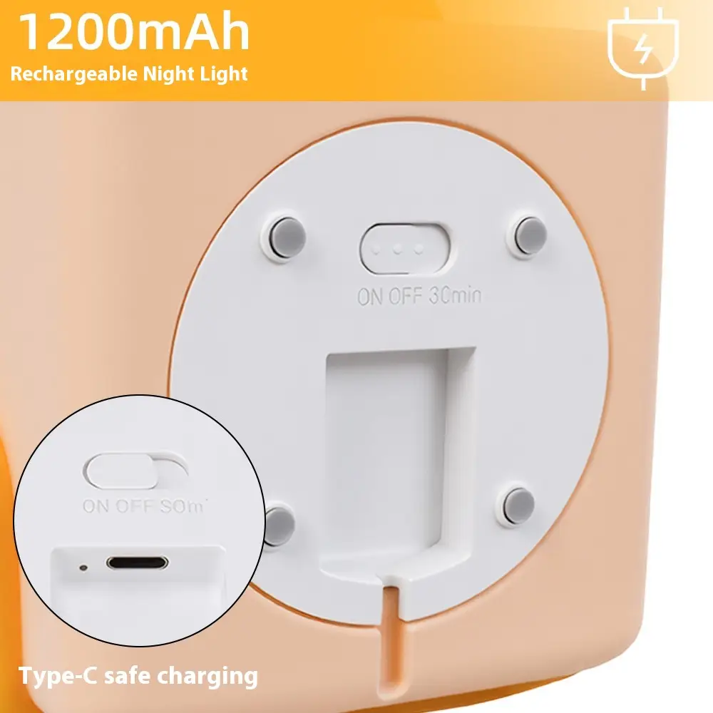 Creative Small Night USB Charging Silicone Pat Lamp