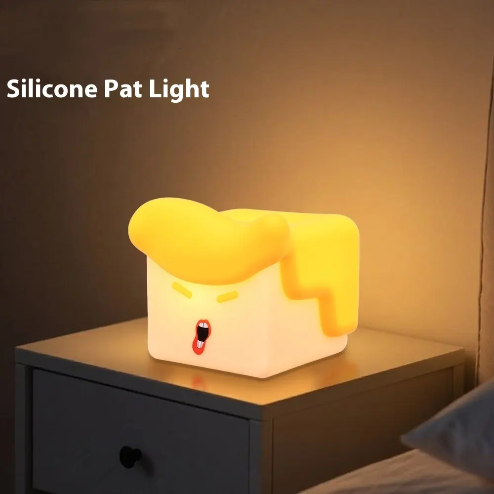 Creative Small Night USB Charging Silicone Pat