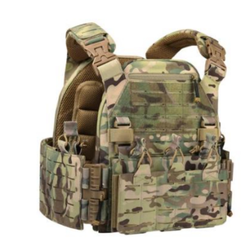 Lightweight Army Camouflage Quick Release Protective Waistcoat - Image 6