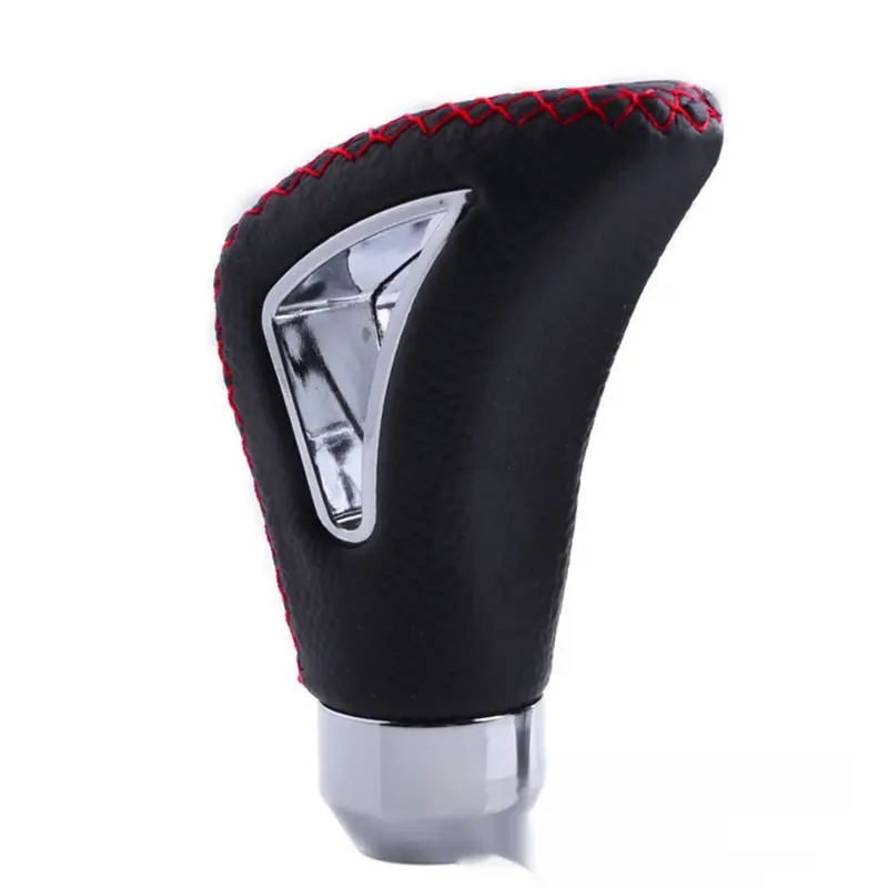 Leather Gear Head Wave Rod Car Hand Speed Rod Car