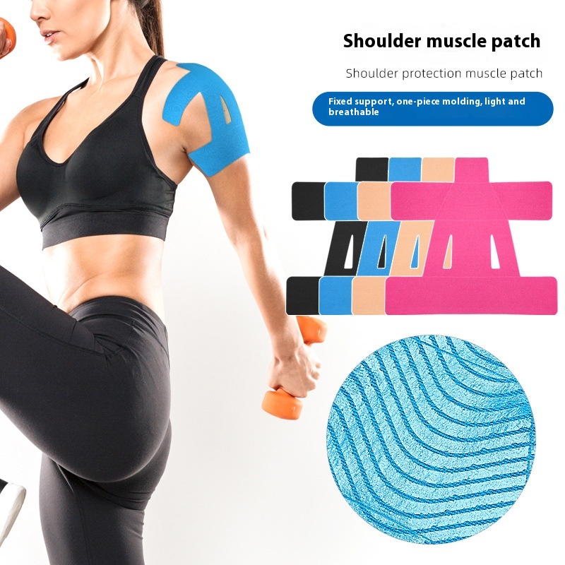 Elastic Shoulder Pad Muscle Weightlifting Shoulder Muscle Paste Fixed Support - Image 4